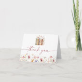 Nieuw hoofdstuk begint Storybook Thank You Card Bedankkaart (Voorkant)