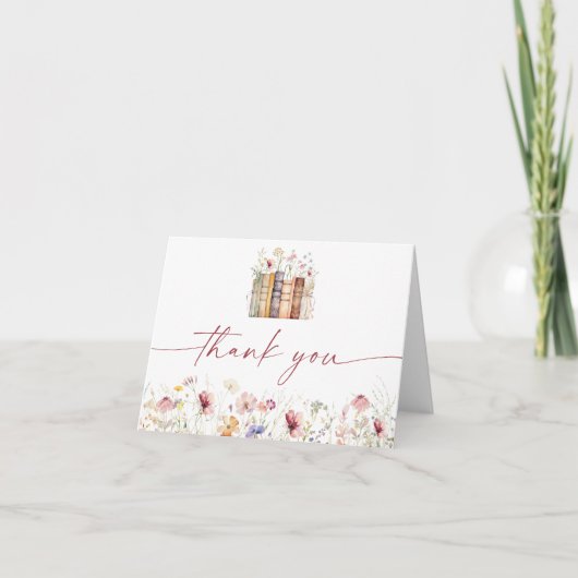 Nieuw hoofdstuk begint Storybook Thank You Card Bedankkaart (Voorkant)