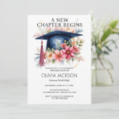 Nieuw hoofdstuk begint uitnodiging voor afstudeerf (Staand voorkant)