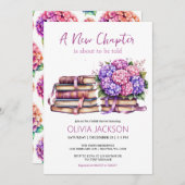 Nieuw hoofdstuk begint uitnodiging voor bruidsdouc (Voorkant / Achterkant)