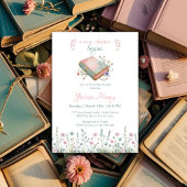  nieuw hoofdstuk begint Wildflower Baby shower Kaart