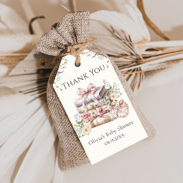 Nieuw Hoofdstuk Begint Wildflower Boek Baby Shower Cadeaulabel