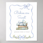 Nieuw hoofdstuk Blauwe boog Baby's zijn lief Poster (Voorkant)