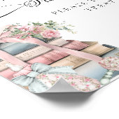 Nieuw hoofdstuk Bloembaby's zijn zoet Neem een tra Poster (Hoek)