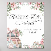 Nieuw hoofdstuk Bloembaby's zijn zoet Neem een tra Poster (Voorkant)