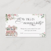 Nieuw hoofdstuk Bloemboog Hoe groot is de buik van Informatiekaartje (Voorkant)