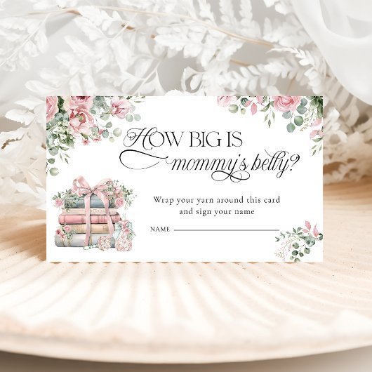 Nieuw hoofdstuk Bloemboog Hoe groot is de buik van Informatiekaartje