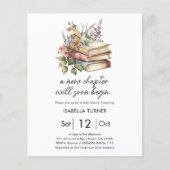 Nieuw hoofdstuk | Boek Baby shower Budget Invitati (Voorkant)