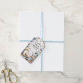 Nieuw Hoofdstuk Boek Vlinder Bloem Bruidsdiner Cadeaulabel (Met Touw)