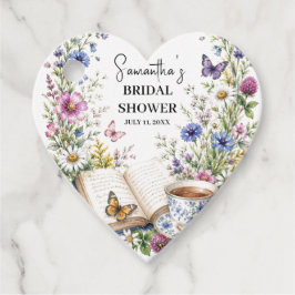 Nieuw Hoofdstuk Boek Vlinder Bloem Bruidsdouche Bedankjes Labels