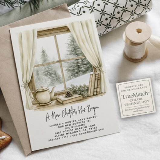 Nieuw hoofdstuk is begonnen met de winter Waterver Aankondigingskaart