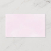 Nieuw Hoofdstuk Luier Raffle meisje douche roze Informatiekaartje (Achterkant)