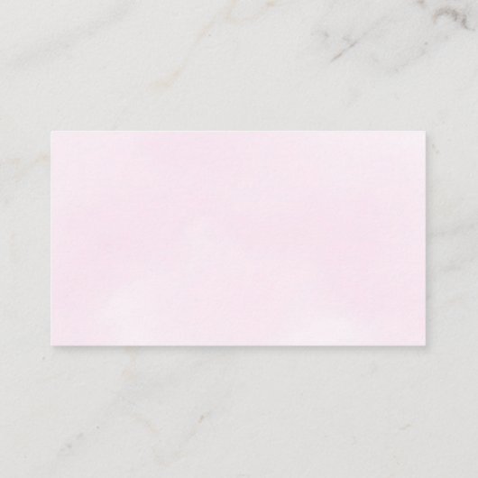 Nieuw Hoofdstuk Luier Raffle meisje douche roze Informatiekaartje (Achterkant)