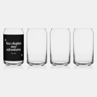 Nieuw hoofdstuk, nieuw avonturen ontwerp door mij blikvorm glas