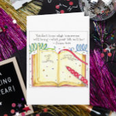 Nieuw hoofdstuk Nieuwjaarskaart Feestdagen Kaart