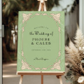 Nieuw hoofdstuk Oude boek Bibliotheek Bruiloft Wel Poster