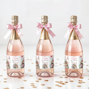 Nieuw Hoofdstuk Roze Meisje Sprookjesboek Baby Bor Sparkling Wijnetiket