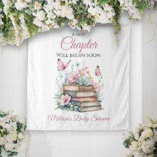 Nieuw Hoofdstuk Roze Meisje Verhaalboek Baby Borre Wandkleed