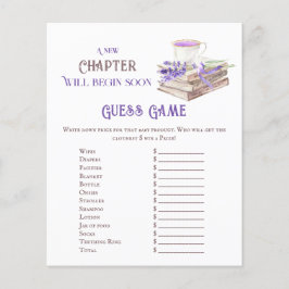Nieuw hoofdstuk Start Lavender Brunch Baby shower