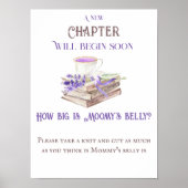 Nieuw Hoofdstuk Storybook raden hoe Baby shower sp Poster (Voorkant)