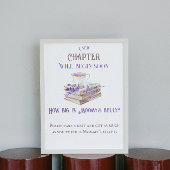 Nieuw Hoofdstuk Storybook raden hoe Baby shower sp Poster