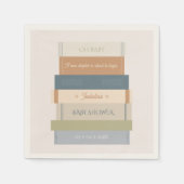 Nieuw hoofdstuk verhalenboek Oh Baby shower Servet (Voorkant)