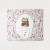 Nieuw hoofdstuk vrijgezellenfeest wildflower achte wandkleed (Voorkant (horizontaal))