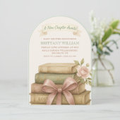 Nieuw hoofdstuk wacht op boeken Stack Arch Baby sh Kaart (Staand voorkant)