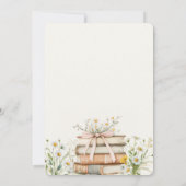 Nieuw hoofdstuk Wildflowers vrijgezellenfeest Kaart (Achterkant)