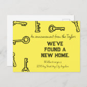 Nieuw hoofdthema Aankondiging thuis Briefkaart (Voorkant / Achterkant)