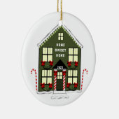 Nieuw huis 2025 keramisch ornament (Rechts)