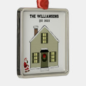 Nieuw huis 2025 metalen ornament (Rechts)