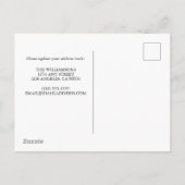 Nieuw huis aangepaste foto adreswijziging aankondigingskaart (Achterkant)