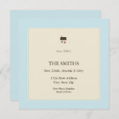 nieuw huis aankondiging (Voorkant / Achterkant)