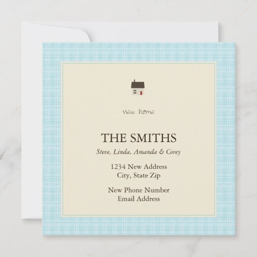 nieuw huis aankondiging (Voorkant)