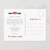 Nieuw Huis Aankondiging Vakantie Briefkaart (Achterkant)