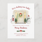 Nieuw Huis Aankondiging Vakantie Briefkaart (Voorkant)