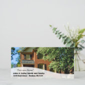 Nieuw huis! Adreswijziging Aangepaste fotokaarten Aankondiging (Staand voorkant)