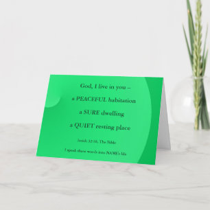 Nieuw Huis Bijbeltekst Wenskaart Kaart