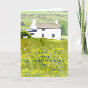 Nieuw huis Bijbelvers Kaart