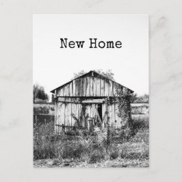 Nieuw huis briefkaart