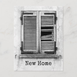 Nieuw huis briefkaart