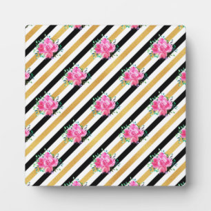 Nieuw Huis Cadeau Tropische Bloemschikking Kunst Fotoplaat