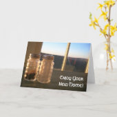 Nieuw Huis Congrats Kaart (Gele Bloem)