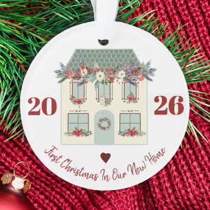 Nieuw huis eerste huis rustiek leuk bloemrijk gezi ornament