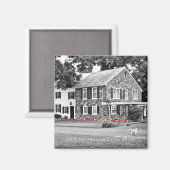 Nieuw huis foto verhuis cadeau Tijdloos aandenken Magneet (Voorkant / Achterkant)