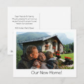 Nieuw Huis Foto We Zijn Verhuisd Aankondiging Post Briefkaart (Voorkant / Achterkant)