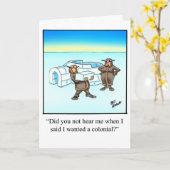 Nieuw Huis Gefeliciteerd Humor Kaart (Gele Bloem)