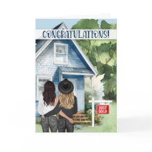 Nieuw Huis Gefeliciteerd Lesbisch paar