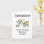 Nieuw huis, Housewarming Kaart, Sarcastisch, Grapp Kaart (Gele Bloem)